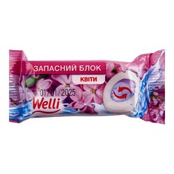 Засіб освіжаючий для унітазу WELLI Квіти, запаска 40 г