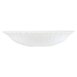 Тарілка супова скляна Vittora Blanco Wave d=215 мм