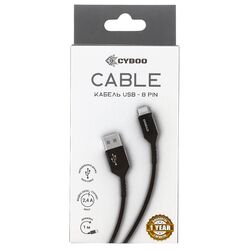 Кабель USB-8PIN Cyboo текстильне покриття