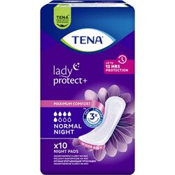 Прокладки урологічні жіночі Tena Lady Protect Normal Night 10 шт/пач