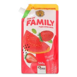Крем-мило For my FAMILY Полуниця та гуава дой-пак 560 г