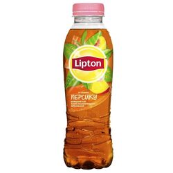 Чай чорний холодний Lipton Персик 0,5 л