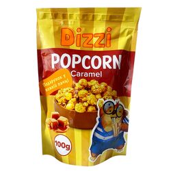 Попкорн карамелізований Dizzi з сюрпризом, дой-пак 100 г