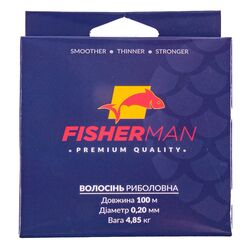 Волосінь риболовна Fisherman d=0,20 мм 100 м