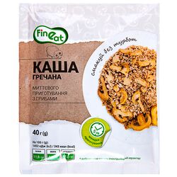 Каша гречана миттєвого приготування Fine Eat Гриби 40 г