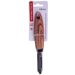 Овочечистка вертикальна металева з пластиковою ручкою Almo Wooden