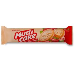 Печиво цукрове Roshen MultiCake начинка Полуниця-крем 180 г