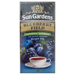 Чай чорний Sun Gardens Чорнична галявина 1,5г х 25шт/пач