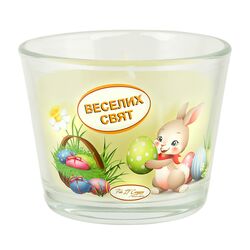 Свічка ароматична в скляній ємності Кекси Великодні