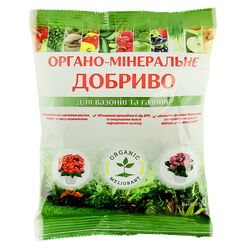 Добриво органо-мінеральне ORGANIC MELIORANT для вазонів та газонів 250 г