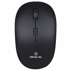 Миша комп'ютерна бездротова REAL-EL RM-301 Wireless чорна