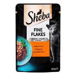 Корм для дорослих котів SHEBA з індичкою в желе, пауч 85 г