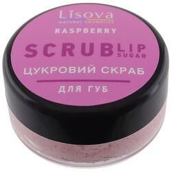 Скраб для губ цукровий натуральний Lisova Малинова панна-котта 15 г