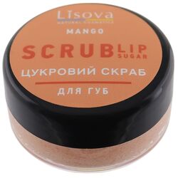 Скраб для губ цукровий натуральний Lisova Манговий мус 15 г