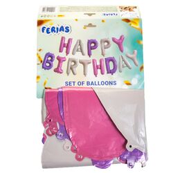 Набір кульок повітряних FERIAS Happy Birthday