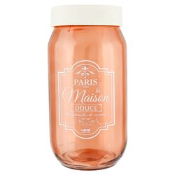 Ємність для сипучих скляна Hane Paris rosegold 1 л