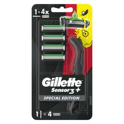 Набір бритва для гоління GILLETTE Sensor3+ SPECSAL EDITION+4 змінні касети