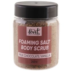Скраб для тіла пінно-сольовий Lovit Молочний шоколад, ваніль 250 г