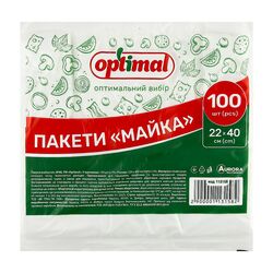 Пакети майка поліетиленові Optimal №40 100 шт/уп