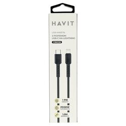 Кабель USB-Lightning HAVIT HV-CB6336 чорний 1 м