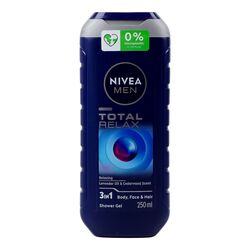 Гель для душу чоловічий 3в1 NIVEA Повне розслаблення 250 мл