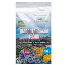 Суміш насіння TERRA PLUS Мавританський газон 50 г