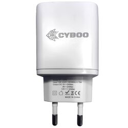 Адаптер для зарядки мережевий Cyboo USB