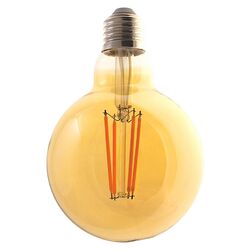 Лампа LED з регулюванням освітлення Filament G95 4Вт Е27 бурштинова 2200К
