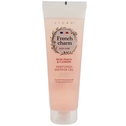 Гель для душу парфумований Liora Rose peach&flowers 260 мл