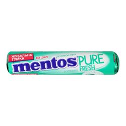Гумка жувальна Mentos PURE FRESH Солодка м'ята 15,75 г