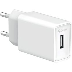 Адаптер для зарядки мережевий Gelius Single GP-HC064 USB білий