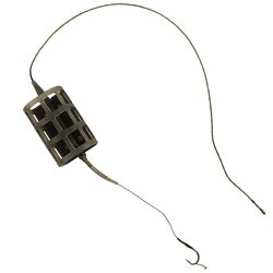 Оснащення коропове для бойлу LIFE ORANGE 2в1 Cage Feeder Leadcore №49 60 г