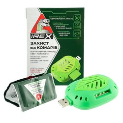 Комплект від комарів IREX: портативний фумігатор USB+пластини