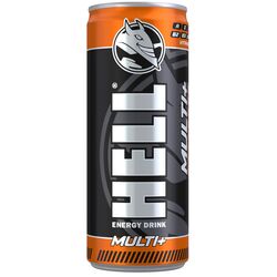 Напій енергетичний б/а HELL MULTI+, 0,25 л