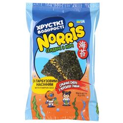 Сендвічі норі хрусткі NORRIS з гарбузовим насінням 8 г