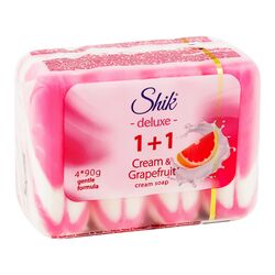 Набір крем-мила туалетного Shik Deluxe 1+1 Грейпфрут 90 г х 4 шт/уп