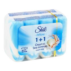 Набір крем-мила туалетного Shik Deluxe 1+1 Морські мінерали 90 г х 4 шт/уп