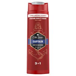 Шампунь-гель для душу чоловічий 3в1 OLD SPICE Captain 400 мл