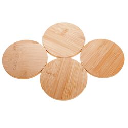 Набір підставок під гаряче бамбукових Excellent Houseware 4 шт