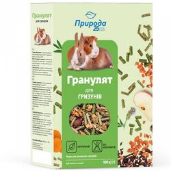 Гранулят для домашніх гризунів Природа Натуральний 500 г