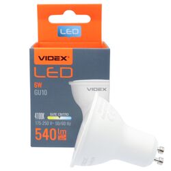Лампа LED VIDEX MR16e GU10 6 Вт 4100 K 220 В