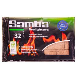 Кубики для розпалювання багаття еко Samba 32 шт