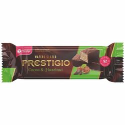 Вафлі глазуровані T Prestige PRESTIGIO з какао, фундуком 52 г