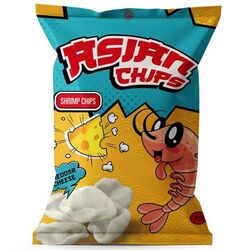 Чипси креветкові Asian chips зі смаком сиру 30 г