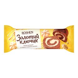 Рулет бісквітний ROSHEN Золотий ключик 180 г