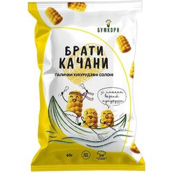 Палички кукурудзяні Бумкорн Брати Качани Варена кукурудза 60 г