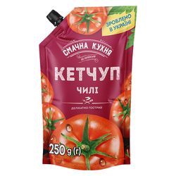 Кетчуп Смачна Кухня Чилі, дой-пак 250 г