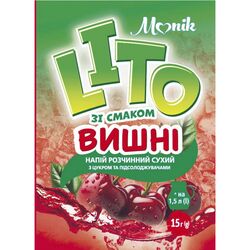 Суміш для приготування напою Monik зі смаком вишні 15 г