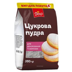 Пудра цукрова для декорування та випічки Деко 350 г