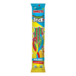 Цукерки жувальні SWEETO Кислі палички, Mix Fruit 30 г